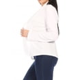 thumbnail image 3 of MOA COLLECTION Women's Casual Lightweight Blazer Jacket-Long Sleeves Open Front, 3 of 6