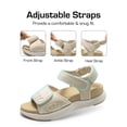 thumbnail image 2 of DREAM PAIRS Women's Hiking Sandals Arch Support Walking Sandals with Orthotic Thick Cushiony Footbed Adjustable Strap for Plantar Fasciitis, 2 of 6