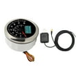 thumbnail image 4 of GPS Speedometer, High Accuracy Weather Resistant Odometer 80MPH Anti Fog Energy Saving Rustproof with Colorful Backlight for Boat for Car for RV White,Black, 4 of 7