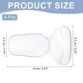 thumbnail image 2 of T-shape Heel Pads Heel Grips Liner Cushion Pads Inserts High Heel Comfort Pads Anti Slip Transparent, 2 of 7