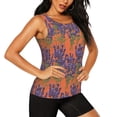 thumbnail image 2 of Lsque Lavender Flowers Printed Workout Tank Tops for Women, Athletic Sports Tank Tops, Compression Sleeveless Dry Fit Shirts,Sleeveless Yoga Shirt-XX-Large, 2 of 9