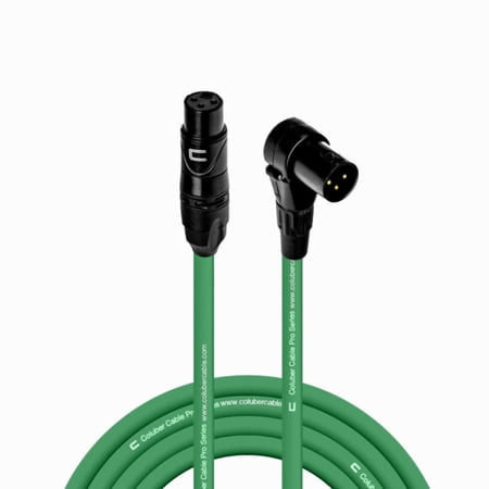 Coluber Cable - Balanced XLR Cable Female to Right Angle XLR Male Connector