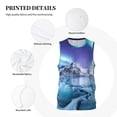 thumbnail image 3 of Sikiie Night At Lake Aurora 1 Basketball Jersey Reversible Men's Mesh Athletic Sports Shirts Training Practice S-4XLXX-Large, 3 of 6