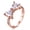 WH2, variant on Elegant Women's Bow Knot Large Zircon Ring Exquisite And Shining Jewelry Fashionable Jewelry Suitable For All Occasions Perfectly Showing Women's Elegant Temperament matching rings 1PCS