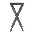 thumbnail image 4 of Pemberly Row 5-Piece Transitional Solid Wood Snack Table Set in Oyster Gray, 4 of 13