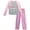 Grey Ballerina/Peach, variant on Angel Face Girls Pajama Set Soft Cozy Jersey Sleep Shirt and Pajama Pants for Girls 2 Piece