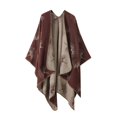 thumbnail image 1 of WEAIXIMIUNG Gants de Cyclisme pour Hommes Femmes Design Biloba Cape Châle Chaude pour Superposition Stylée, 1 of 2