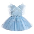 thumbnail image 3 of IDOPIP Toddler Baby Girls Butterfly Tutu Dress Summer Sleeveless Backless Lace Princess Dress, 3 of 7