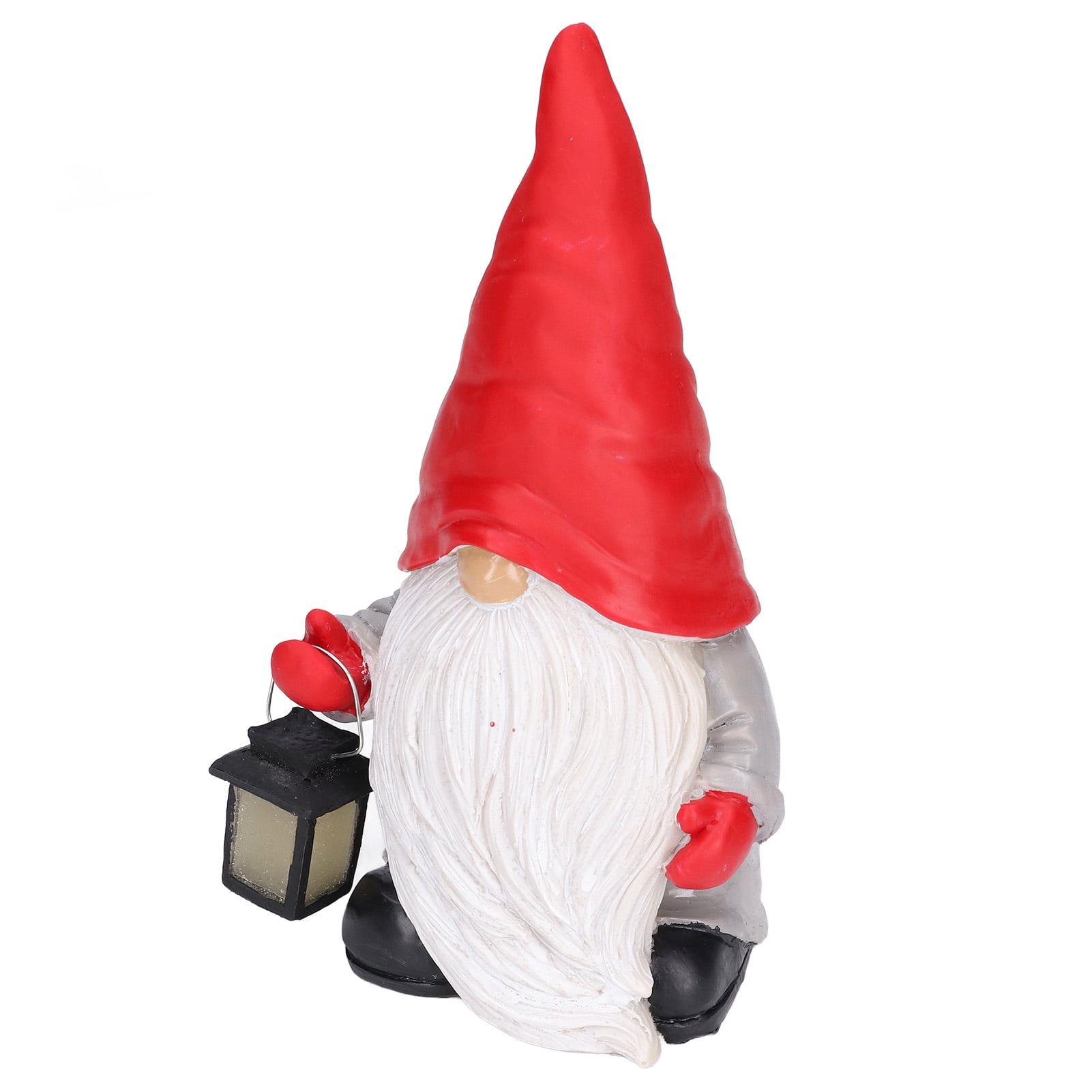 Resin Gnome Figurine, Garden Gnome Statue Interesting 18cm Height