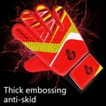 thumbnail image 4 of sunsanly 1 Pair Goalie Gloves Non-slip Sweat Absorption High Elasticity Children Soccer Goalkeeper Gloves Sports Protective Gear, 4 of 7