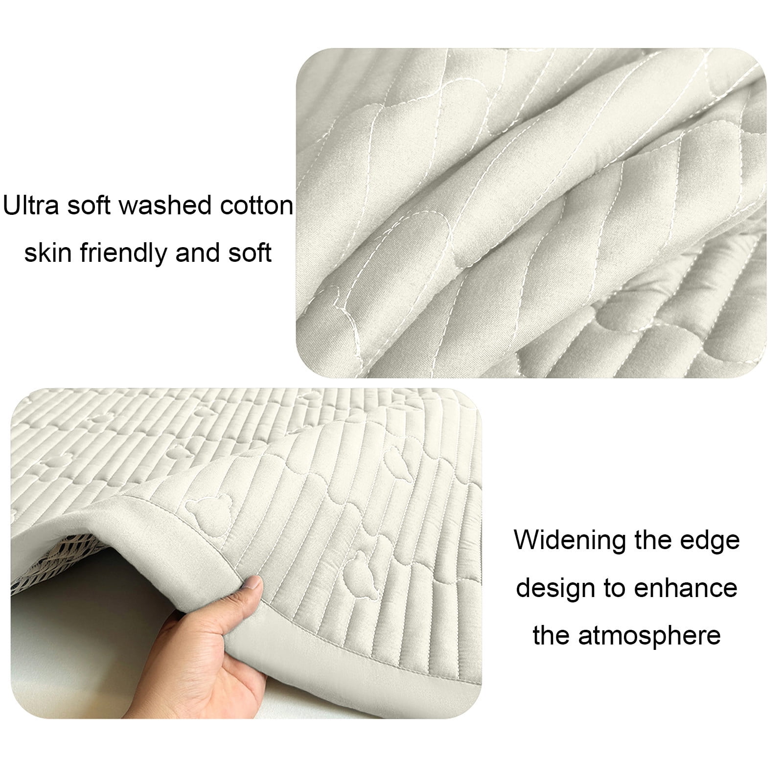 Bxaolu Twin Size Mattress for Bed, Floor Mattress, 1" Thicken Tatami Mat Sleeping Pad Foldable Roll Up Mat Dormitory Pad Floor Lounger Pillow Bed, White