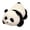 Black, variant on Yihuala Plush Panda Hug Pillow Soft and Cuddly Panda Plush Pillow for Travel Naptime Collectible Sofa Pillow Bedding Accessory