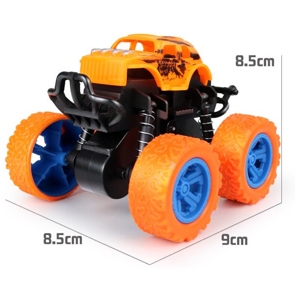 Coche de juguete para niños, vehículo todoterreno de tracción en las cuatro ruedas, coche de inercia, regalo de Navidad qym unisex