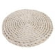 thumbnail image 5 of Cojín de tatami redondo tejido de paja natural hecho a mano - Cojín de asiento de suelo, 5 of 8