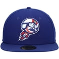 thumbnail image 2 of Men's New Era Royal Kannapolis Cannon Ballers Authentic Collection Team Home 59FIFTY Fitted Hat, 2 of 5