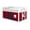 White/Red/Blue, variant on Alaterre Jasper Twin Junior Loft Bed, White Frame and Red/Blue Bottom Playhouse Tent