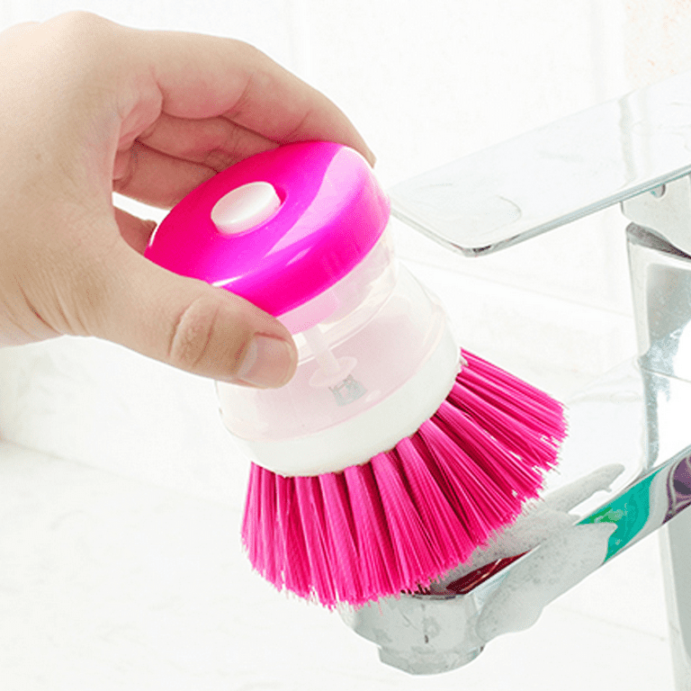 Dish Brush With Soap Dispenser For Dishes Pot Pan Sink Scrubbing, Dishwashing  Brush That Won't Wet Your Hands(11in X 5in X 4in) For Commercial Cleaning  Services/shops, Free Shipping For New Users