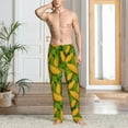 thumbnail image 4 of JUNZAN Men's Pajama Pants Fresh Corn 1 Sleepwear Pants PJ Bottoms Drawstring and Pockets, 4 of 5