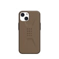 thumbnail image 4 of UAG iPhone 14 Case Brown Dark Earth 6.1" Civilian Sleek Ultra Thin Impact Resistant Dropproof Protective Cover Compatible with Wireless Charging by URBAN ARMOR GEAR, 4 of 6