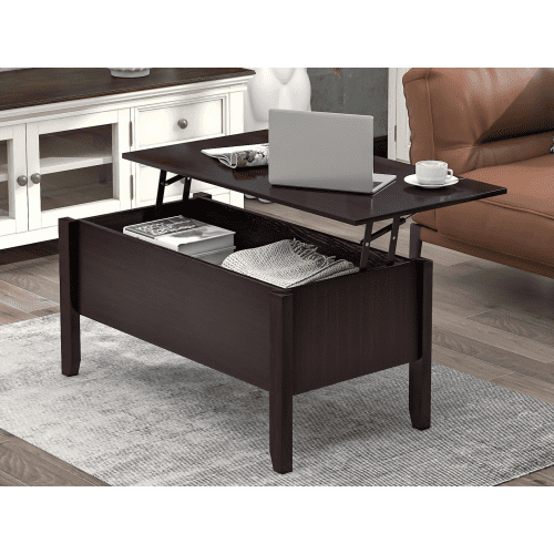 Modern LiftTop Coffee Table With Storage, Sofa Table For Living Room
