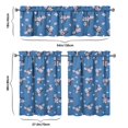 thumbnail image 5 of Farmhouse Vintage Curtains 36 Inch - 3 Panel Boho Wildflower Set with Rustic Floral Print, Rod Pocket, 5 of 5