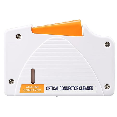 

White Fiber Cleaner Strong Cleaning Wear Resistance Optical Cleaning Box High Quality Fiber Cleaning Tool for Optical Fiber Connectors