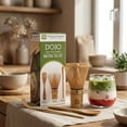 thumbnail image 3 of Dojo Natural Bamboo Matcha Tea Set - 3-Piece - 2 3/4" x 2 1/2" x 6 3/4" - 1 count box, 3 of 6