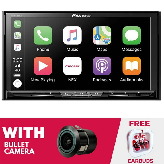 New Pioneer AVH-W4500NEX DVD Receiver with Free Bullet Camera