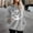 Gray, variant on Vivanyn HD Womens Ghost&Cat Print Pullover Hoodie Oversized Sweatshirt Plush Essentials Top,Gray,Size S-XXXL