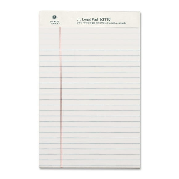 Notebook Business Source Micro, perforado Legal Ruled Jr. Legal