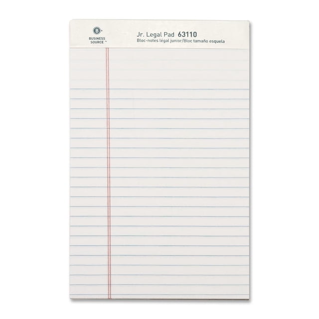 Notebook Business Source Micro, perforado Legal Ruled Jr. Legal