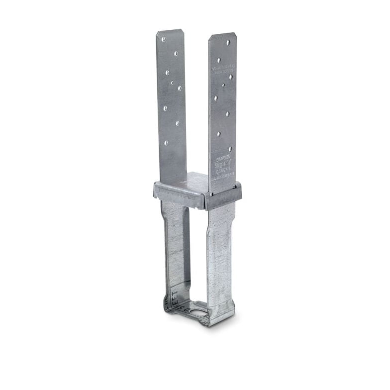 CBSQ Hot-Dip Galvanized Standoff Column Base for 6x6 Nominal Lumber with SDS Screws