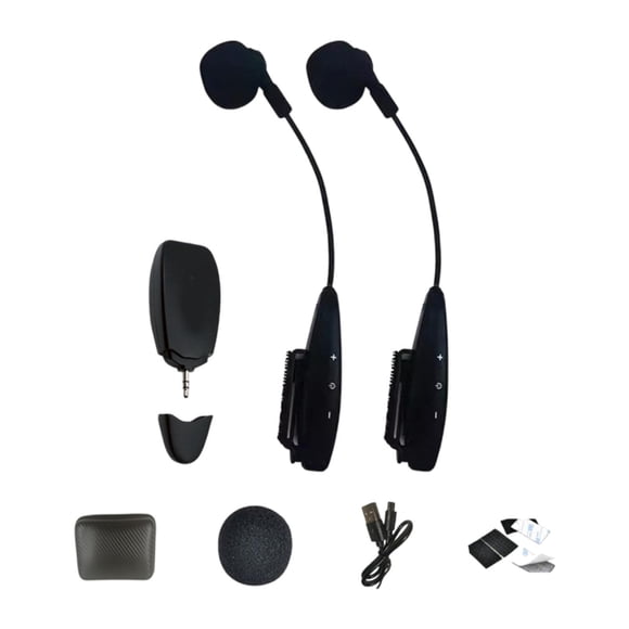 Micrófono Plug and Play para violín, micrófono de cuello de cisne para violinista Micrófono doble