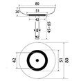 thumbnail image 4 of Desagüe de cesta universal de 8cm, compatible con fregadero de cocina, escurridor de fregadero, accesorios, tapa, tapón de fregadero, cesta de filtro Afortunado Sencillez, 4 of 4
