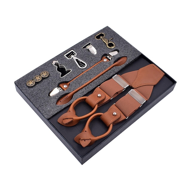 Tirantes Yuyangstore para Hombres y Mujeres Casual Esmoquin Camello