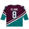 thumbnail image 3 of Men's Teemu Selanne Purple Anaheim Ducks 1996-97 Power Play Jersey, 3 of 7
