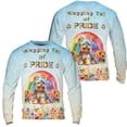 thumbnail image 3 of Wagging Tail Yorkshire Terrier Celebrates Rainbow Pride Month LGBT LGBTQ+ All Over Print 3D Sweatshirt Unisex Merch Yorkie Dog Lover Gifts - 01003, 3 of 6