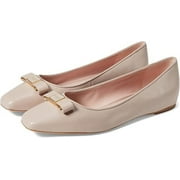 Kate Spade New York Bowdie KB828 Ballet Flats Women 7.5 Ivory Square Toe RHS3356