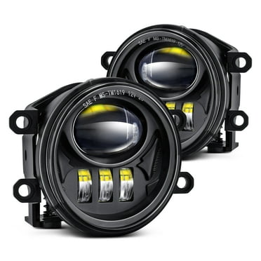 Lumen FL-TM1619-BLK - Black Projector LED Fog Lights