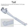 thumbnail image 3 of Bung Wrench, Drum Wrench Aluminum Barrel Opener Tool for 10 15 20 30 50 55 Gallon , Fits 2 and 3/4, 3 of 5