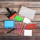 thumbnail image 4 of 22 piezas Kit de herramientas de pintura con taladro Juego de accesorios de bricolaje Caja de almacenamiento con rodillo para uso en bricolaje para niños adultos, 4 of 10