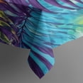 thumbnail image 4 of Colorful Tropical Leaf Pattern Rectangle Tablecloth 60"x102",Waterproof Polyester Rectangle Table Cloth, Wipeable Spillproof Polyester Tablecloth for Dining, Camping, Indoor and Outdoor, 4 of 6