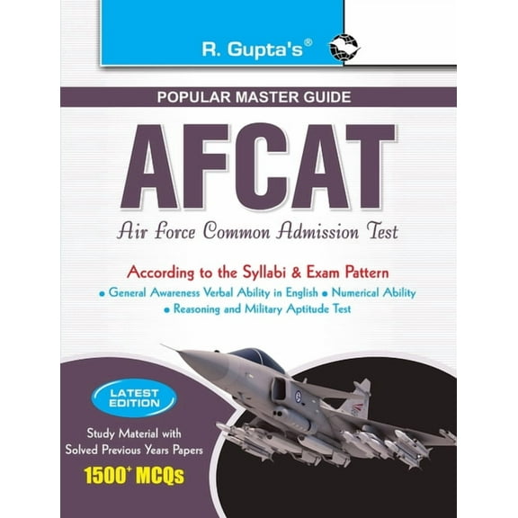 AFCAT (Air Force Common Admission Test) Exam Guide, (Paperback)