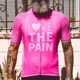 thumbnail image 5 of Maillot de ciclismo de manga corta Love The Pain para hombre, camiseta de ciclismo de carretera, maillot de ciclismo de secado rápido, transpirable y cómodo, 5 of 5