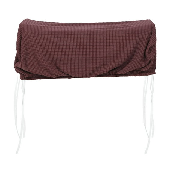 OFFIGAM Coffee Stretch Piano Bench Cover Polyester Material, and Comfortable, Perfect for Home, Office, and Studio Use