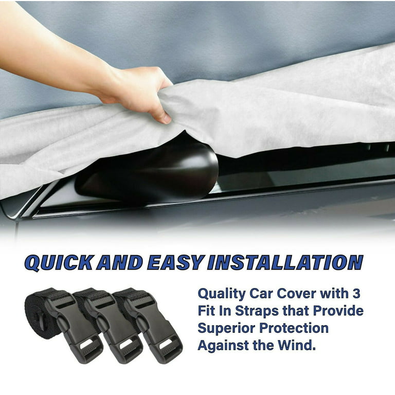 CarCoverStore Weatherproof Car Cover Compatible with Jeep Compass Sport  Utility 4-Door - Fleece Lining - 5 Layer - Waterproof