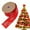 B, variant on Christmas Wired Edge Ribbons 2 Inch Wide Wired Ribbons Christmas Printed Wired Ribbon Roll for DIY Christmas Wreath Bows Crafts Decoration, A