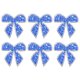 thumbnail image 1 of Uxcell 6-Pack Parches de Strass en Forma de Lazo de 6cm Azul Apliques Adhesivos Brillantes para DIY/Ropa/Zapatos/Bolsas, 1 of 7