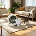 thumbnail image 4 of Flexible Automatic Litter Pan Accessories Replacement Liner Pad Collects Scattered Litter And Keeps Floors Clean, 4 of 11