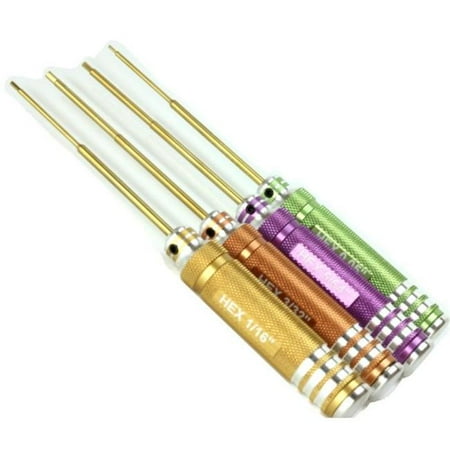 

Power Hobby PHBPH1002 Power Hobby Magnetic Hex Drive Wrench Set - Standard - 4 Piece